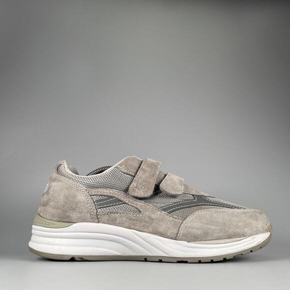 SAS Journey Men\'s Size 10.5 W3 Gray Suede Strap Walking Sneaker Casual Shoes GUC